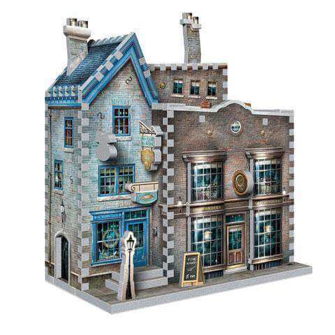 Ollivander’s Wand Shop and Scribbulus Writing Implements 3D Puzzle - Olleke Wizarding Shop Amsterdam Brugge London
