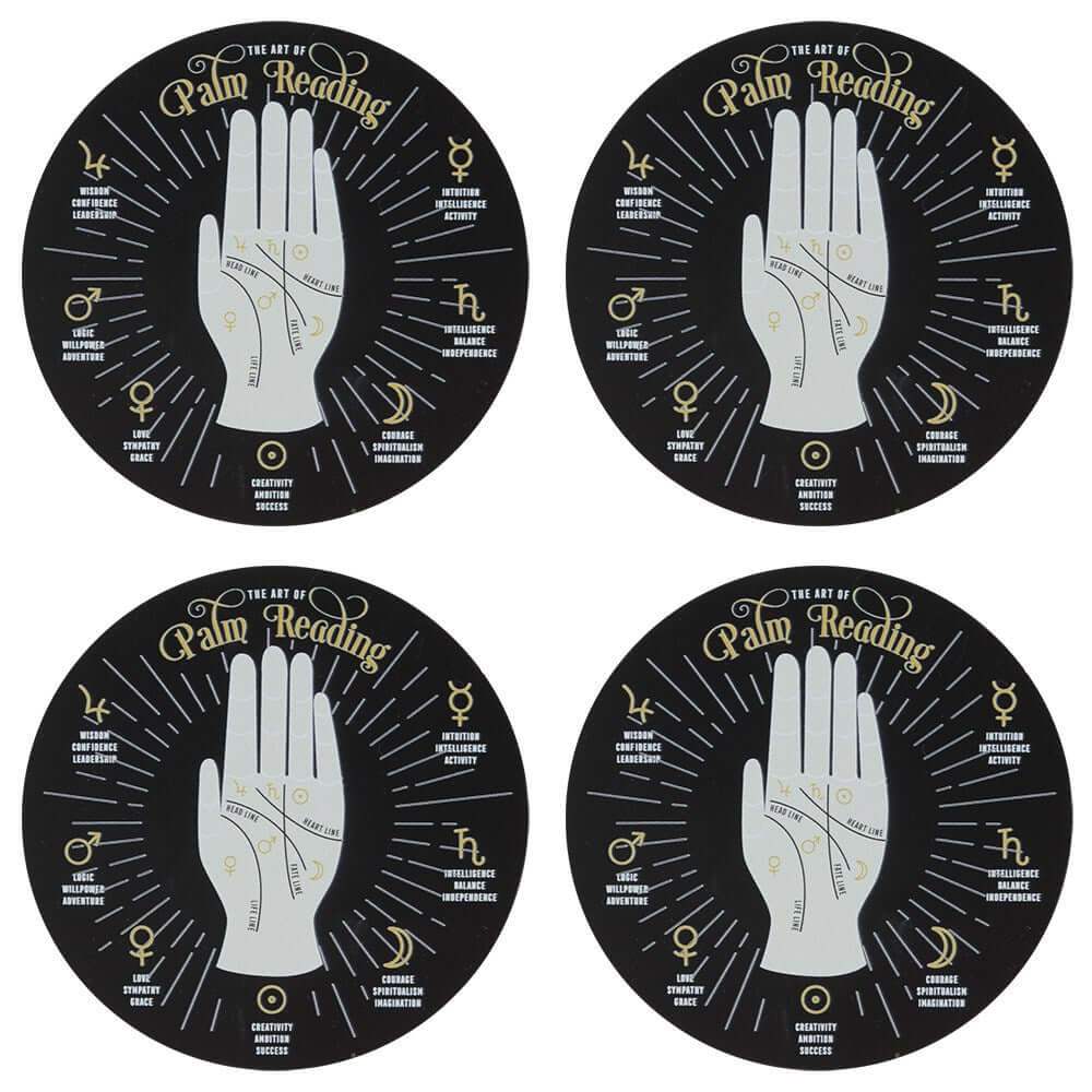 Palm Reading Coaster Set - Olleke Wizarding Shop Amsterdam Brugge London