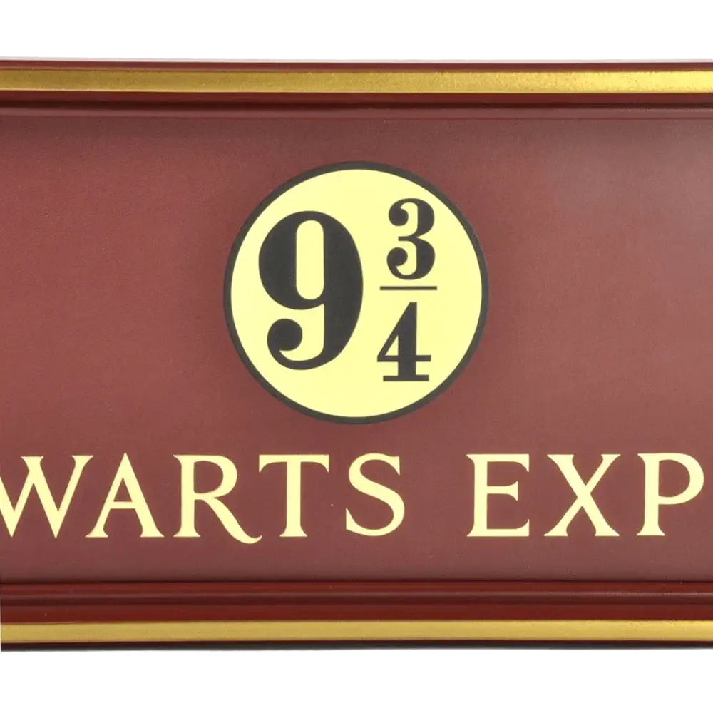 Platform 9 3/4 Sign - Olleke Wizarding Shop Amsterdam Brugge London