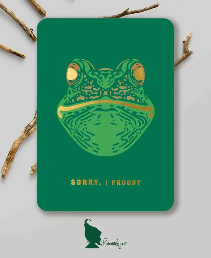 Sorry, I Frogot - Olleke Wizarding Shop Amsterdam Brugge London