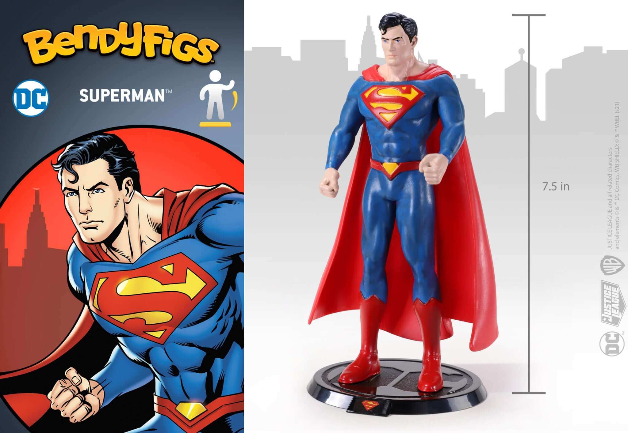 Superman Bendable Figure - Olleke Wizarding Shop Amsterdam Brugge London