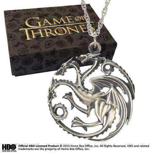 Targaryen Pendant Sterling Silver - Olleke Wizarding Shop Amsterdam Brugge London