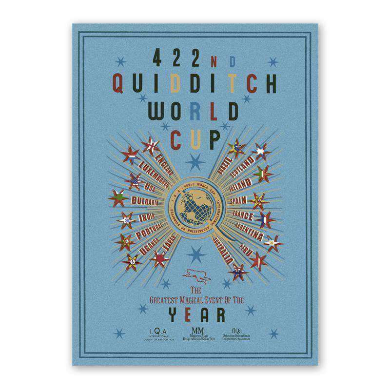 The 422nd Quidditch™ World Cup Poster - Olleke Wizarding Shop Amsterdam Brugge London