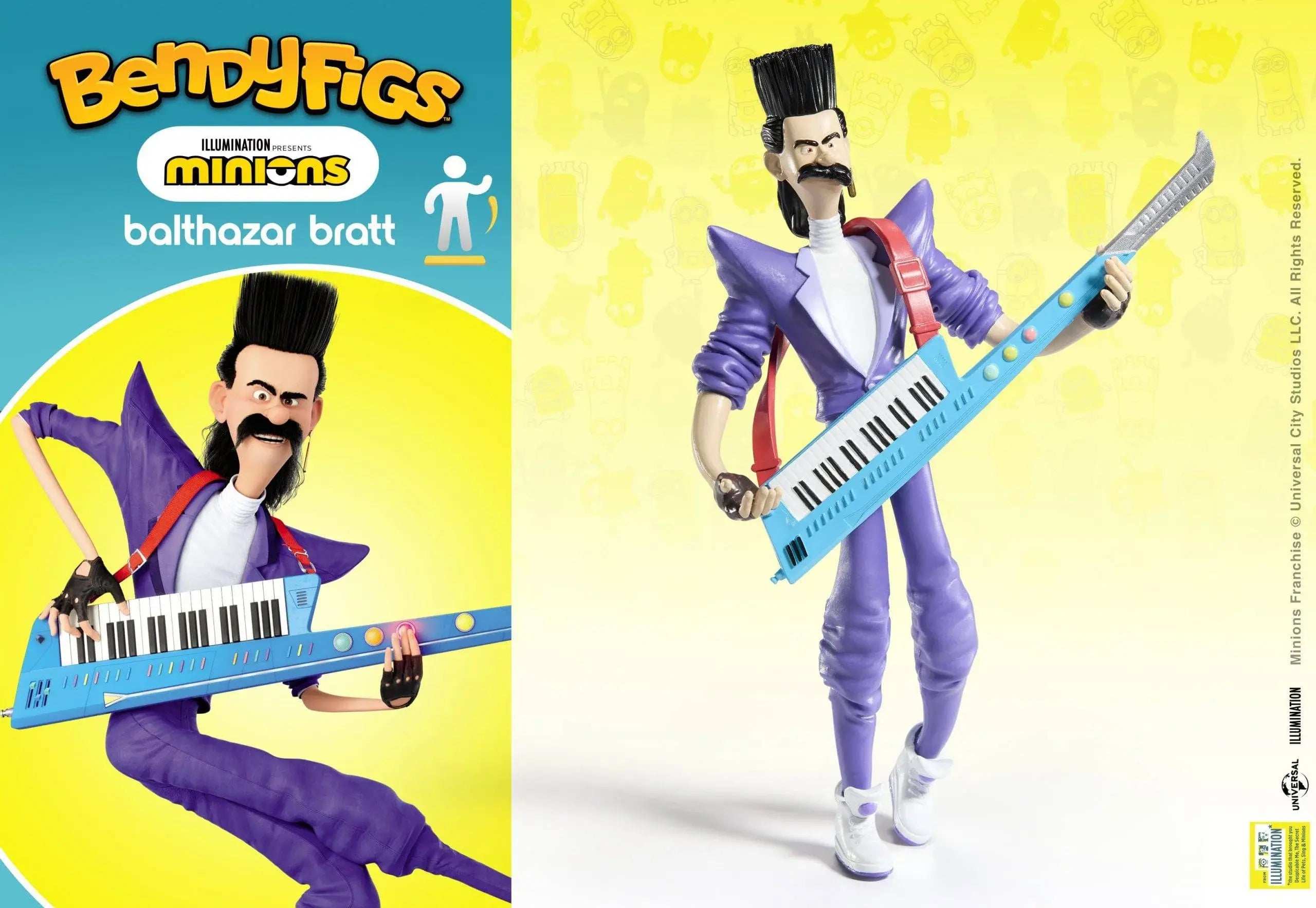 Minions Bendyfigs Bendable Figure Balthazar Bratt - Olleke Wizarding Shop Amsterdam Brugge London