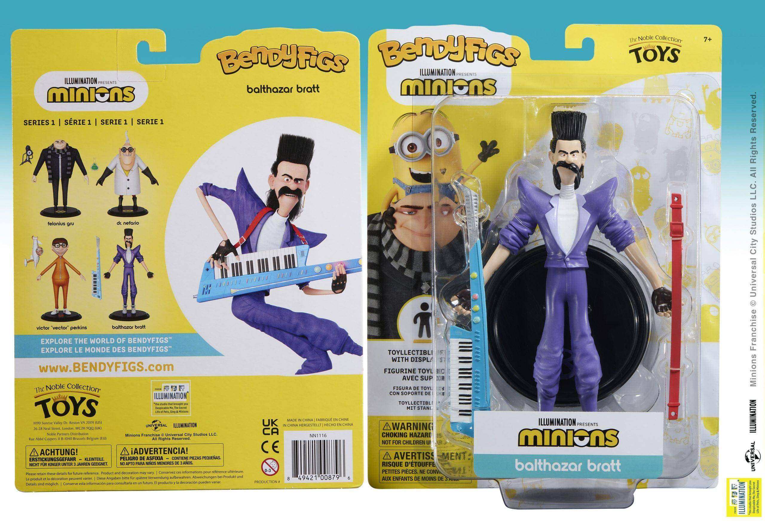 Minions Bendyfigs Bendable Figure Balthazar Bratt - Olleke Wizarding Shop Amsterdam Brugge London