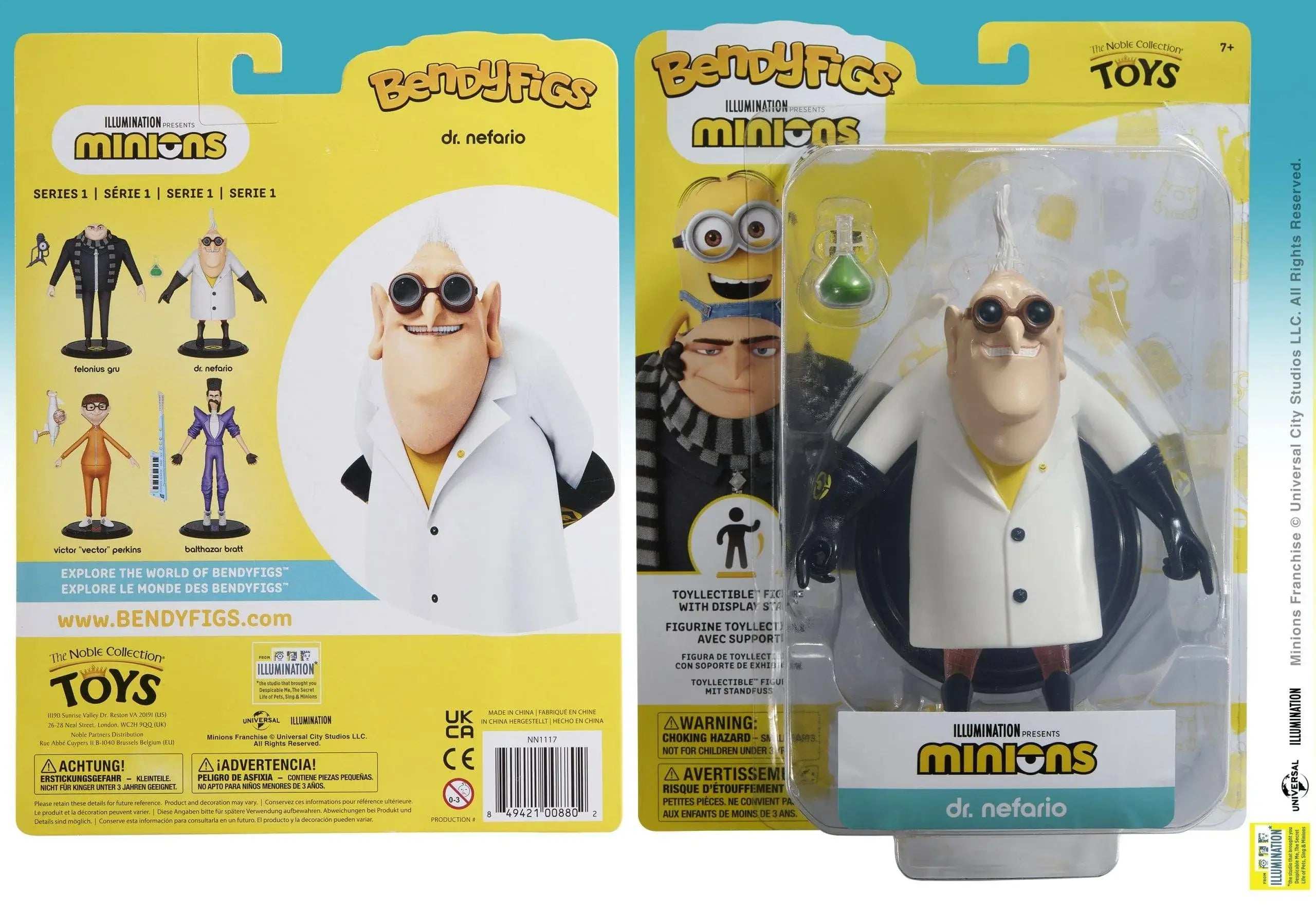 Minions Bendyfigs Bendable Figure Dr. Nefario - Olleke Wizarding Shop Amsterdam Brugge London