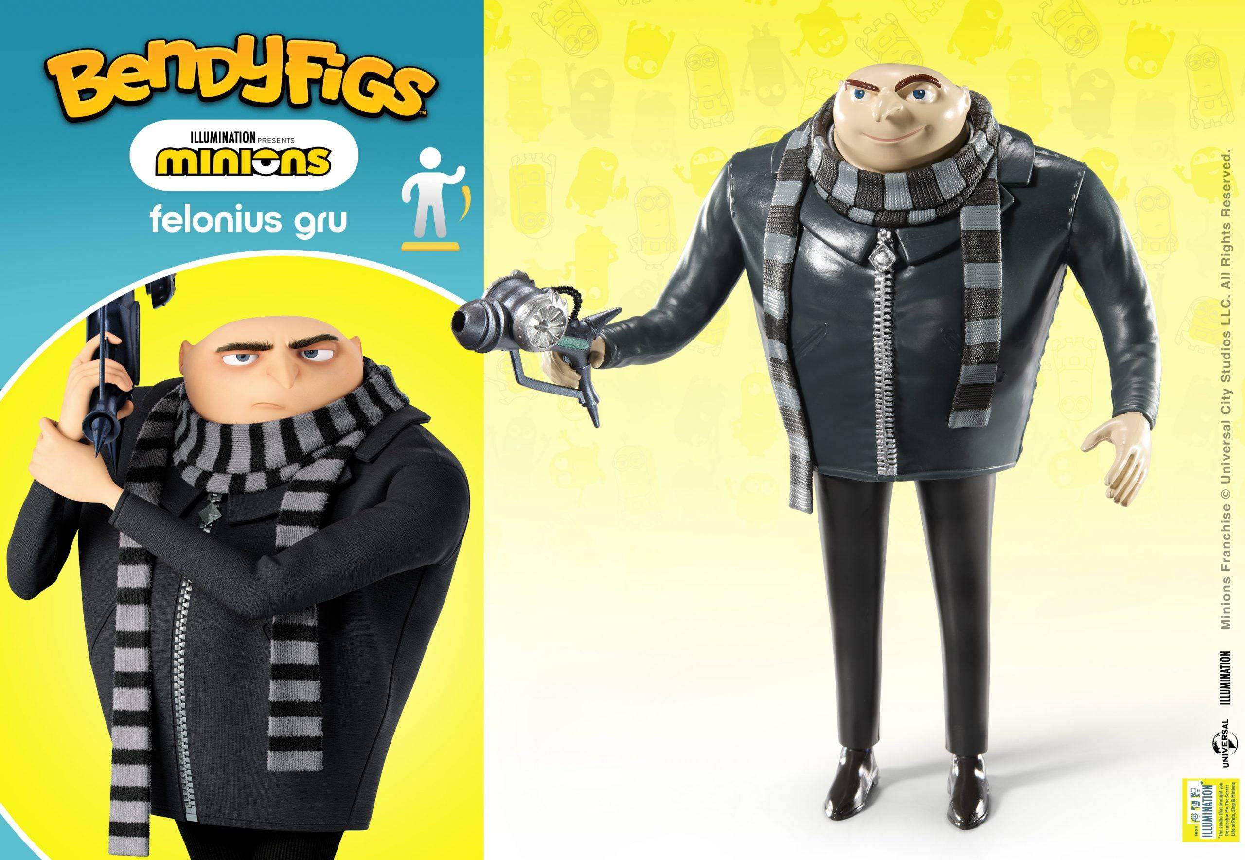 Minions Bendyfigs Bendable Figure Gru - Olleke Wizarding Shop Amsterdam Brugge London