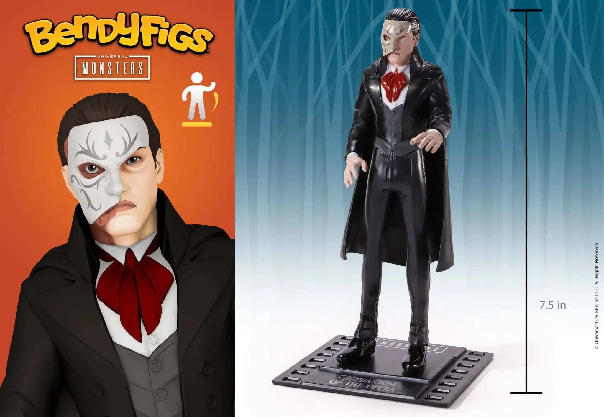 Universal Bendyfigs Bendable Figure Phantom of the Opera - Olleke Wizarding Shop Amsterdam Brugge London