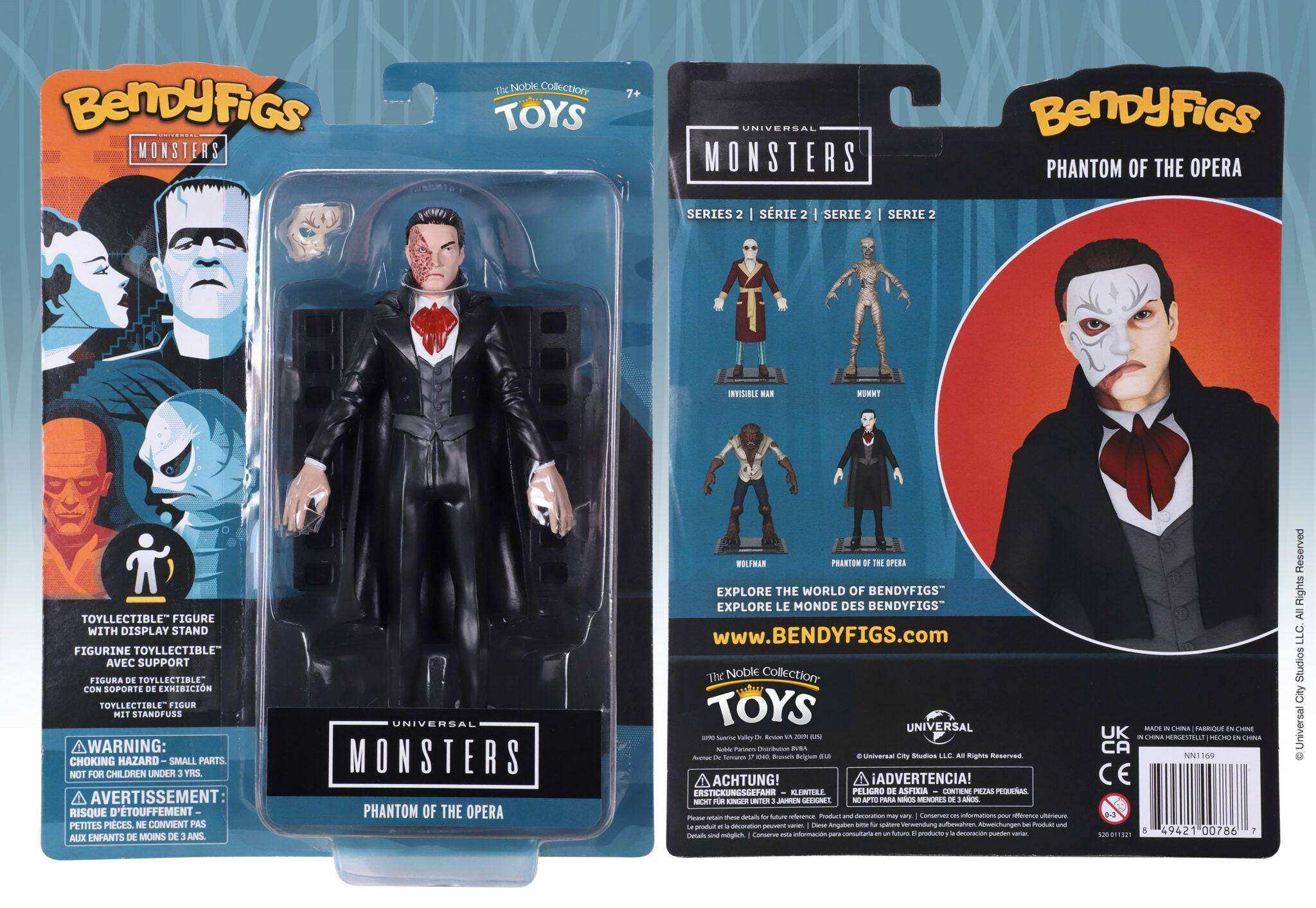 Universal Bendyfigs Bendable Figure Phantom of the Opera - Olleke Wizarding Shop Amsterdam Brugge London