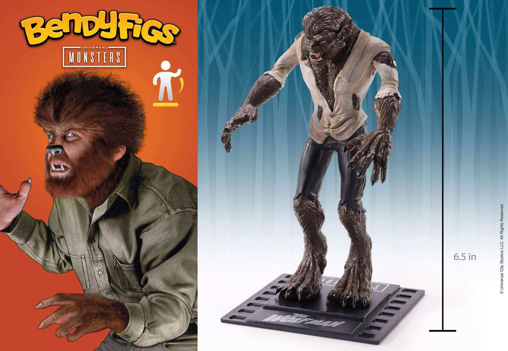 Universal Bendyfigs Bendable Figure Wolfman - Olleke Wizarding Shop Amsterdam Brugge London