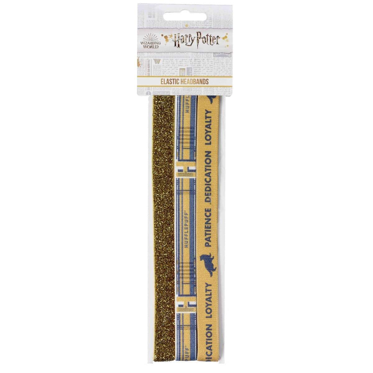 Harry Potter Hufflepuff Elastic Headband Set - Olleke Wizarding Shop Amsterdam