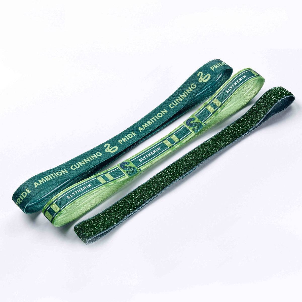 Harry Potter Slytherin Elastic Headband Set - Olleke Wizarding Shop Amsterdam