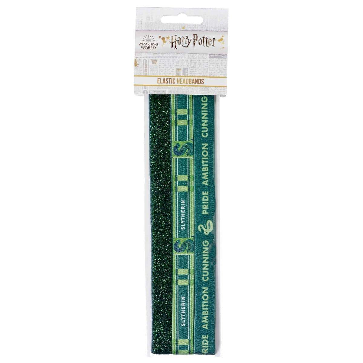 Harry Potter Slytherin Elastic Headband Set - Olleke Wizarding Shop Amsterdam