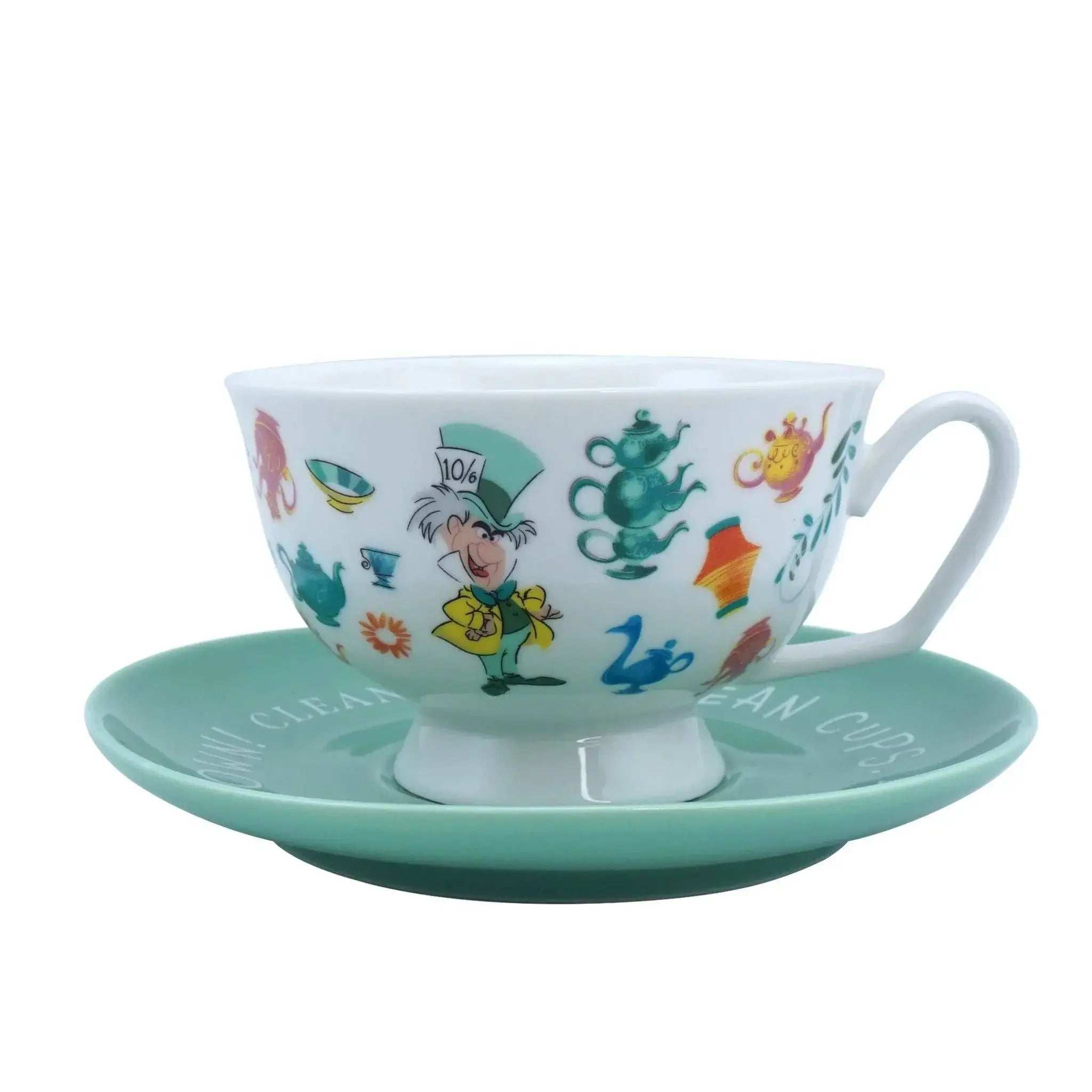 Alice in Wonderland Cup & Saucer Set - Olleke Wizarding Shop Amsterdam