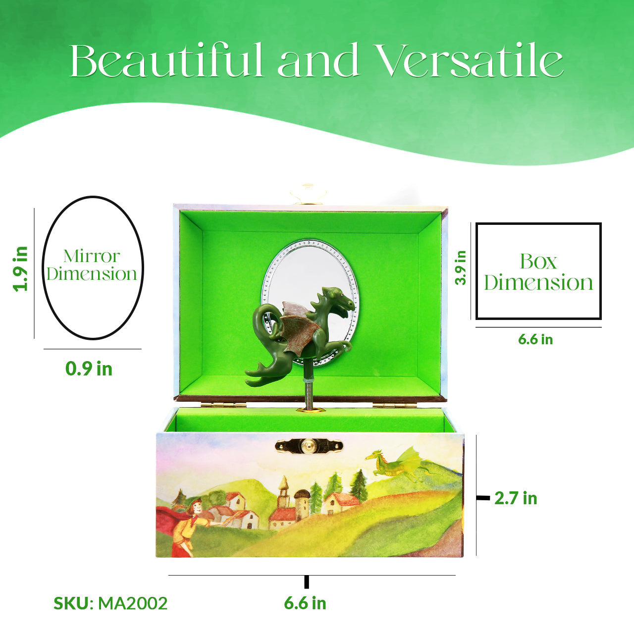 Dragon Jewelry Box - Olleke Wizarding Shop Amsterdam