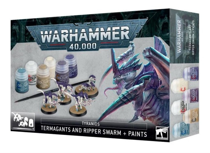Warhammer 40,000: Termagants & Ripper Swarm + Paints - Olleke Wizarding Shop Amsterdam