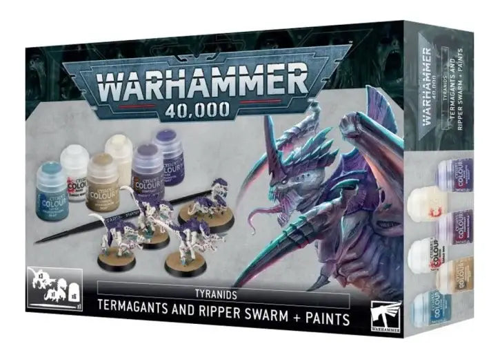Warhammer 40,000: Termagants & Ripper Swarm + Paints - Olleke Wizarding Shop Amsterdam