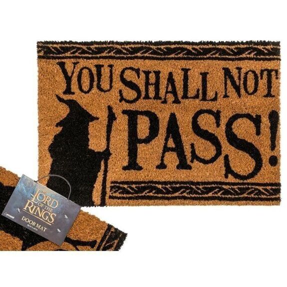 Lord of the Rings Doormat You Shall Not Pass - Olleke Wizarding Shop Amsterdam