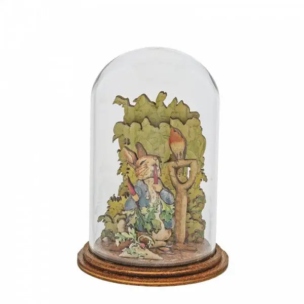 Peter Rabbit with Radishes Wooden Figurine - Olleke Wizarding Shop Amsterdam