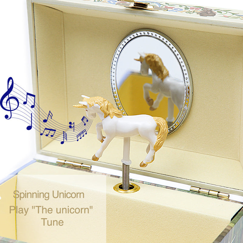 Unicorn Small Music Box