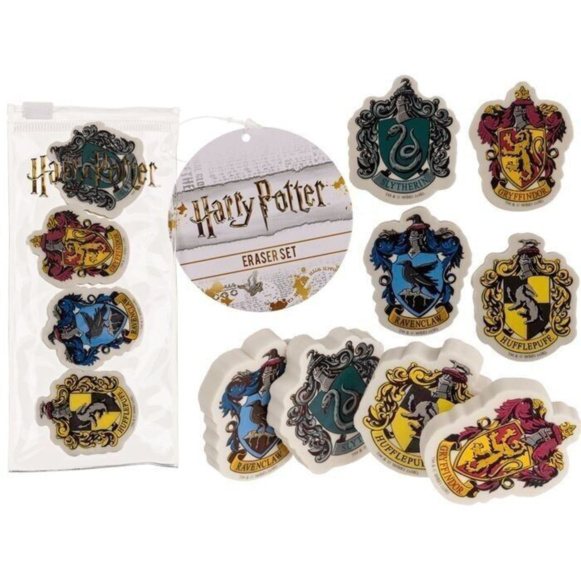 Harry Potter Set of 4 Erasers - Olleke Wizarding Shop Amsterdam