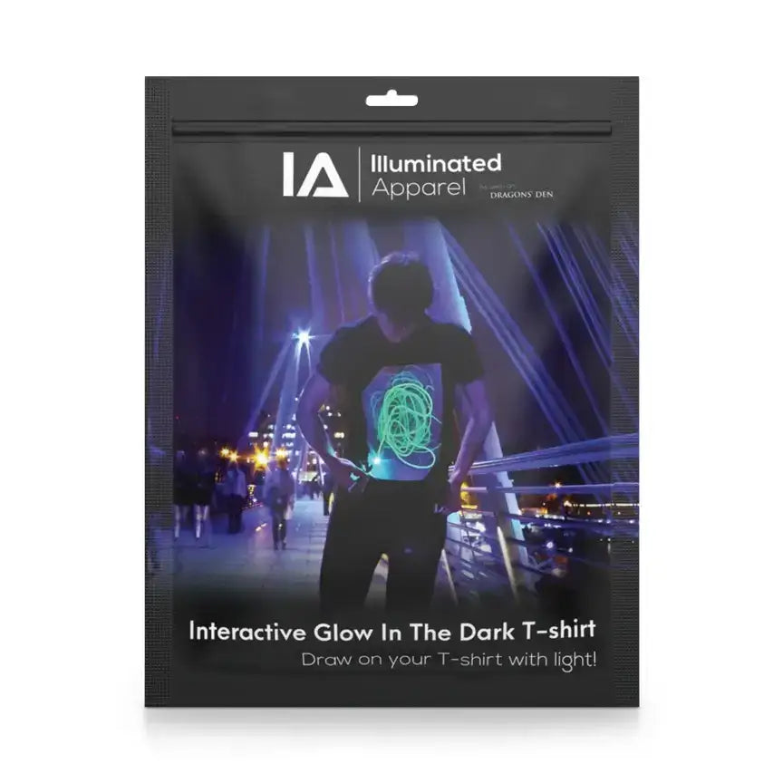 Interact Glow T-Shirts - Black/Green - Olleke Wizarding Shop Amsterdam