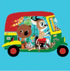 Tuktuk Mouk Blank greeting card - Olleke Wizarding Shop Amsterdam Brugge London