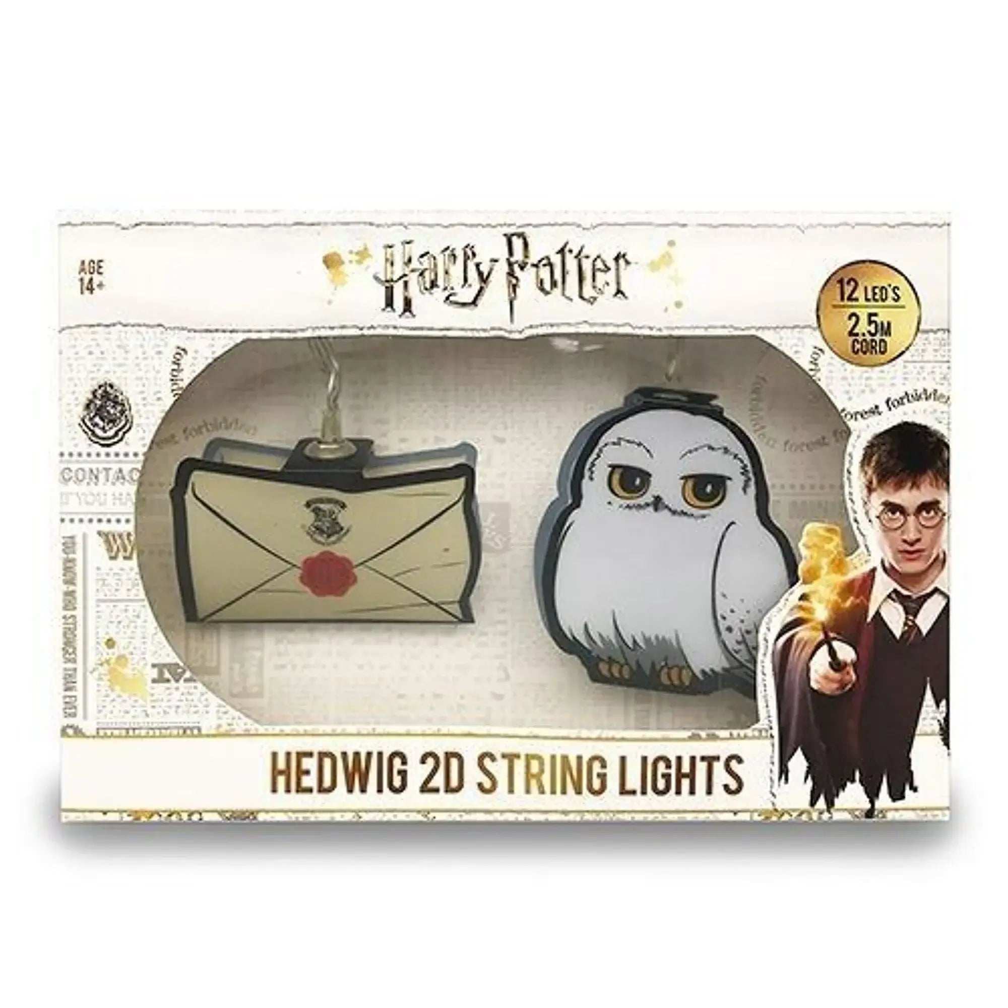 Harry Potter Letter of Acceptance & Hedwig String Lights - Olleke Wizarding Shop Amsterdam