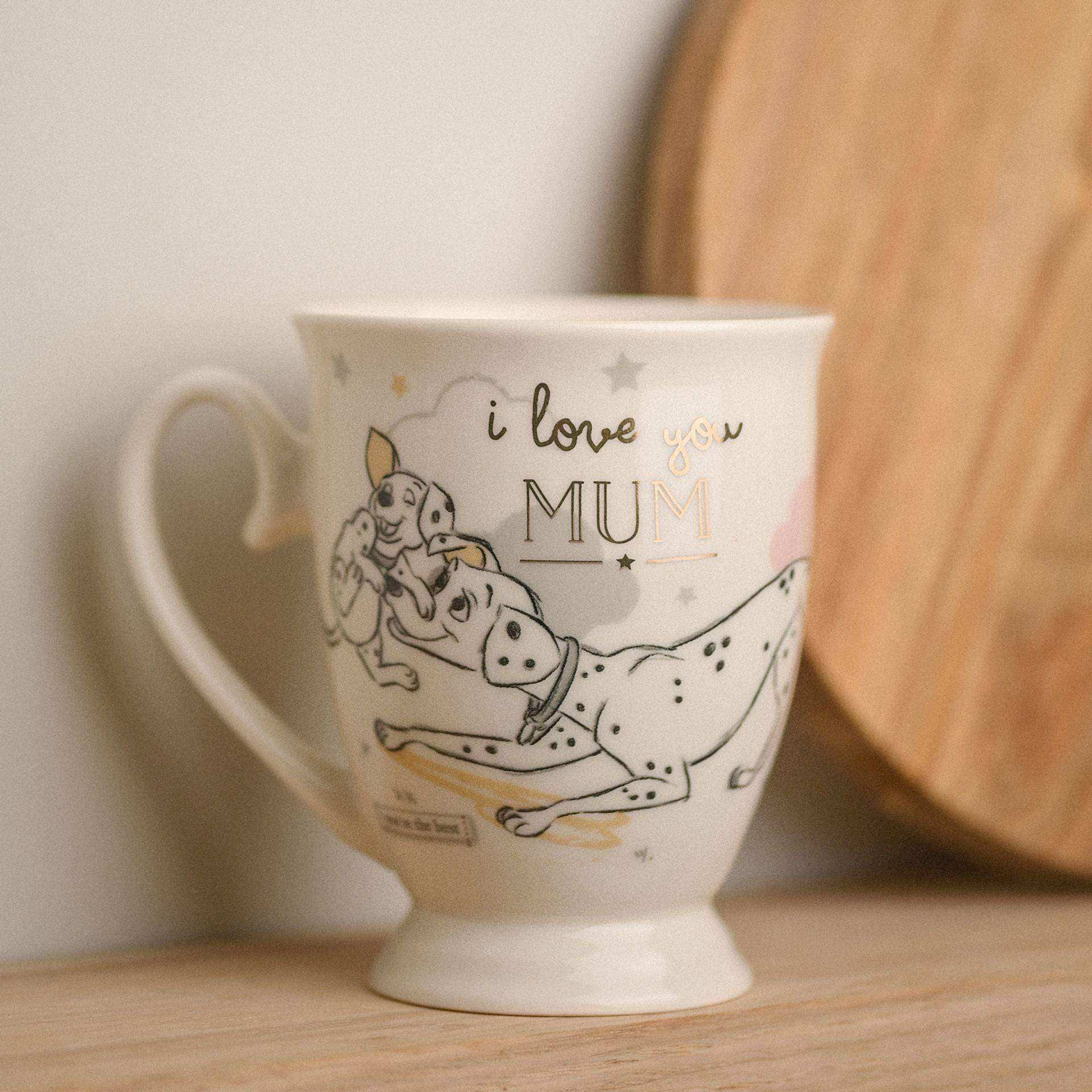 Disney Dalmatian Mug - I Love You Mum - Olleke Wizarding Shop Amsterdam Brugge London