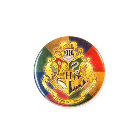 Hogwarts School Crest Button Badge - Olleke Wizarding Shop Amsterdam