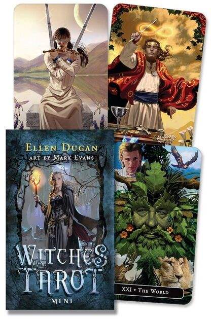 The Witches Tarot Mini Cards - Olleke Wizarding Shop Amsterdam