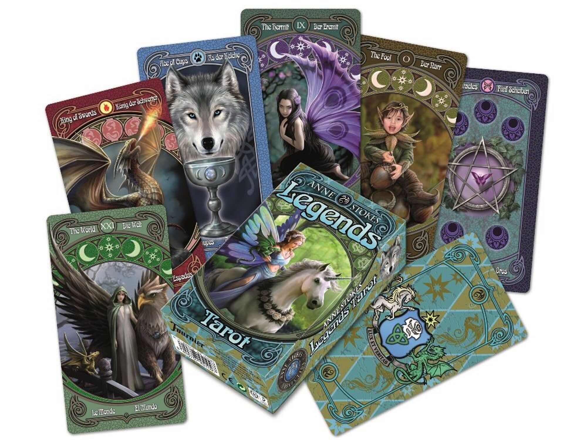 Anne Stokes Legends Tarot - Olleke Wizarding Shop Amsterdam
