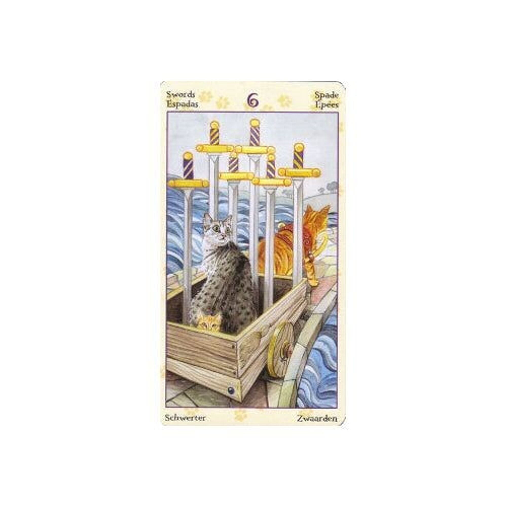 Tarot Of Pagan Cats Mini Deck - Olleke Wizarding Shop Amsterdam