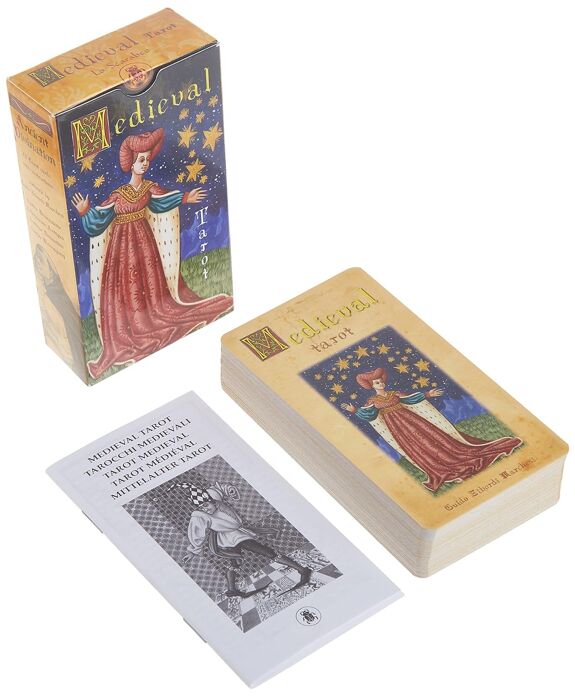 Medieval Tarot: 78 Full Colour Tarot Cards and Instructions - Olleke Wizarding Shop Amsterdam