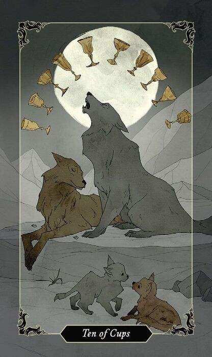 Dark Wood tarot Mini cards - Olleke Wizarding Shop Amsterdam