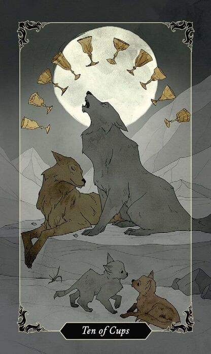 Dark Wood tarot Mini cards - Olleke Wizarding Shop Amsterdam