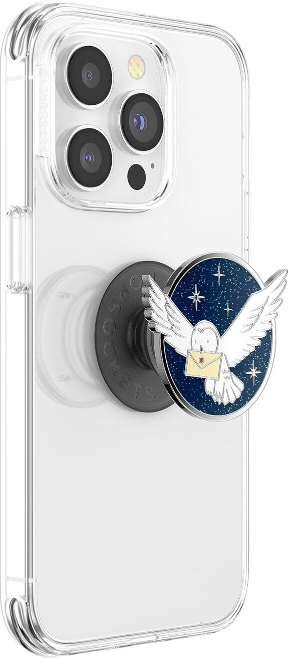 Harry Potter PopGrip Enamel Hedwig - Olleke Wizarding Shop Amsterdam