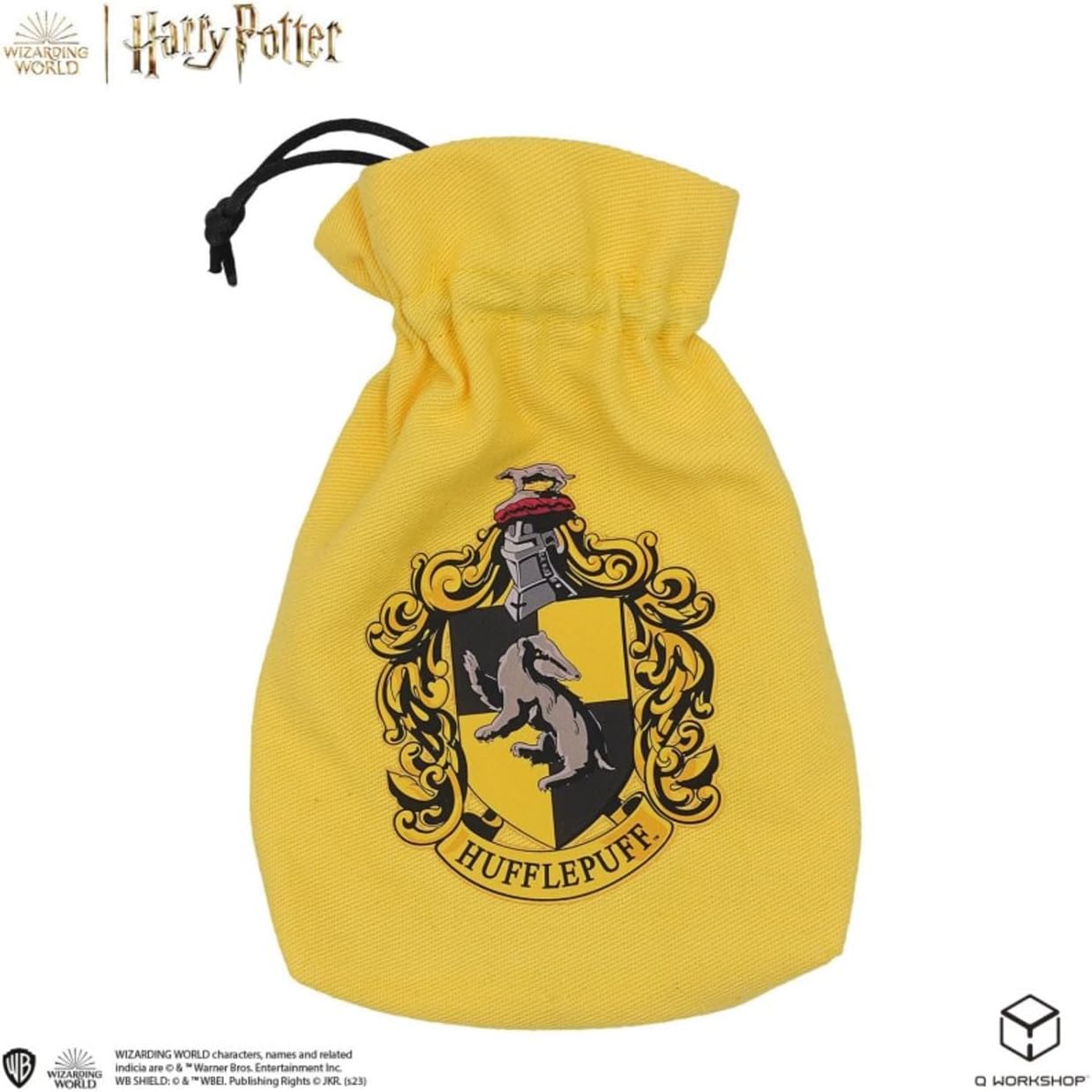 Harry Potter Hufflepuff Dice & Pouch - Olleke Wizarding Shop Amsterdam