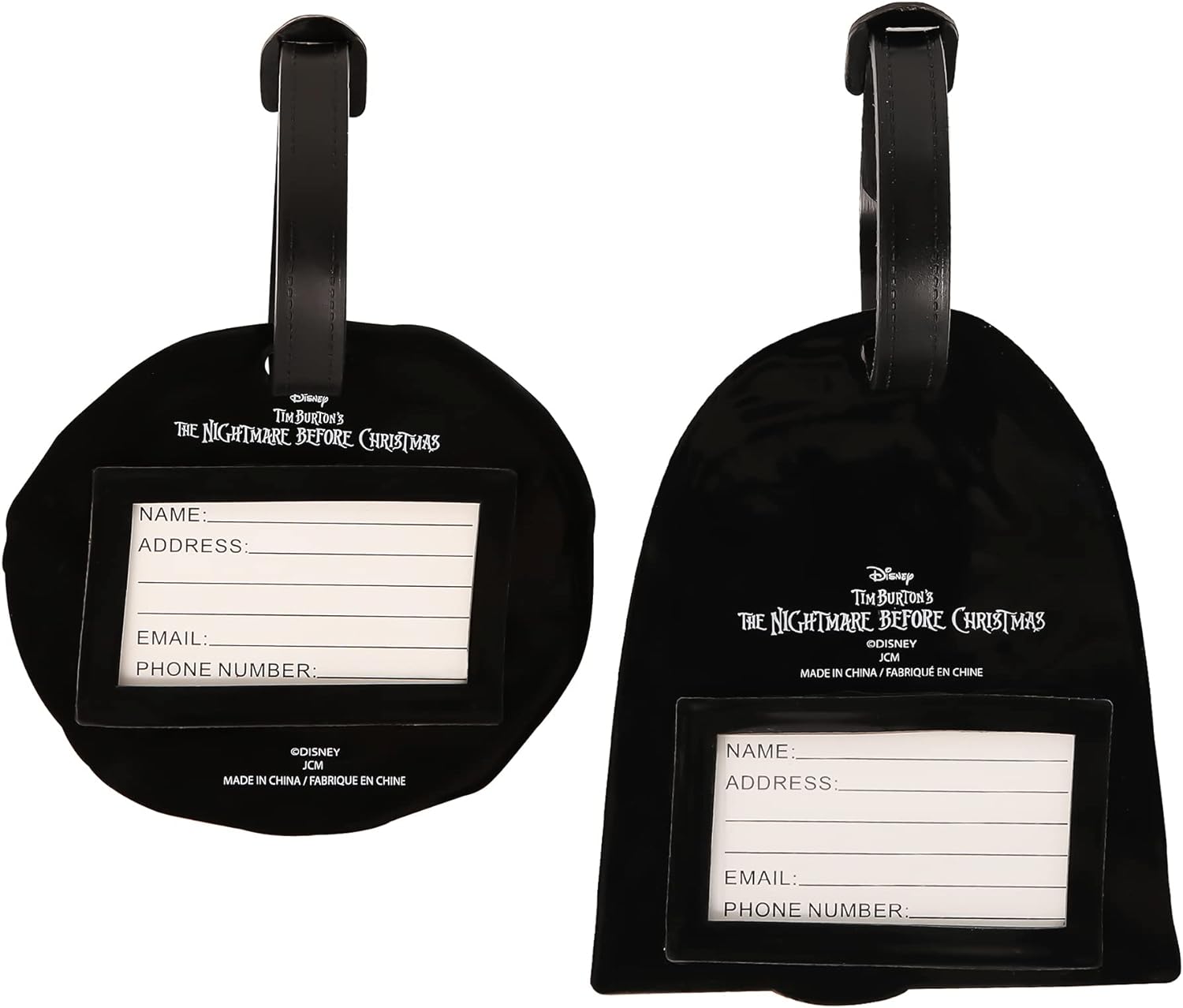 Disney The Nightmare Christmas 2 Piece Luggage Tag Set - Olleke Wizarding Shop Amsterdam