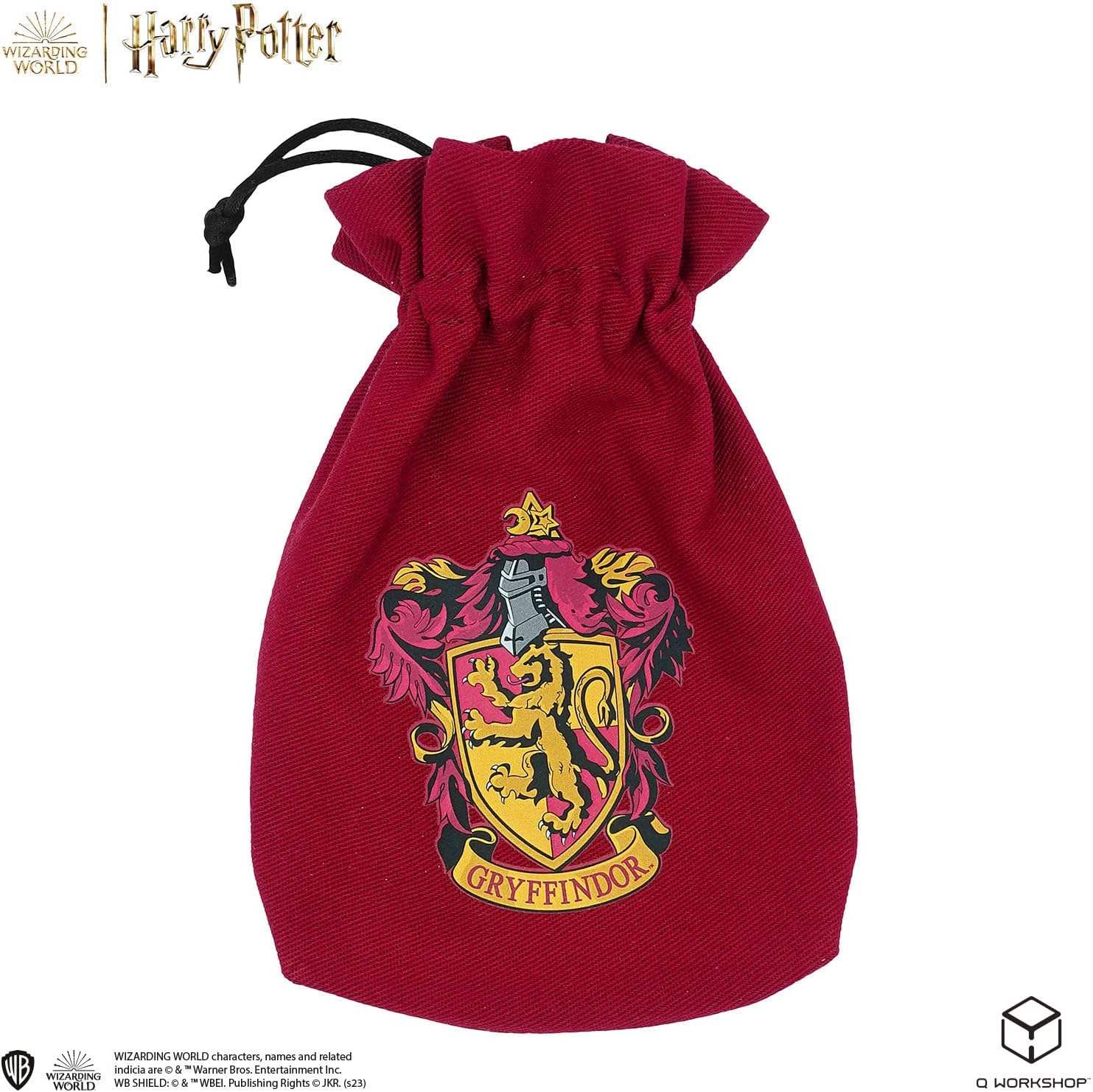 Harry Potter Gryffindor Dice & Pouch - Olleke Wizarding Shop Amsterdam