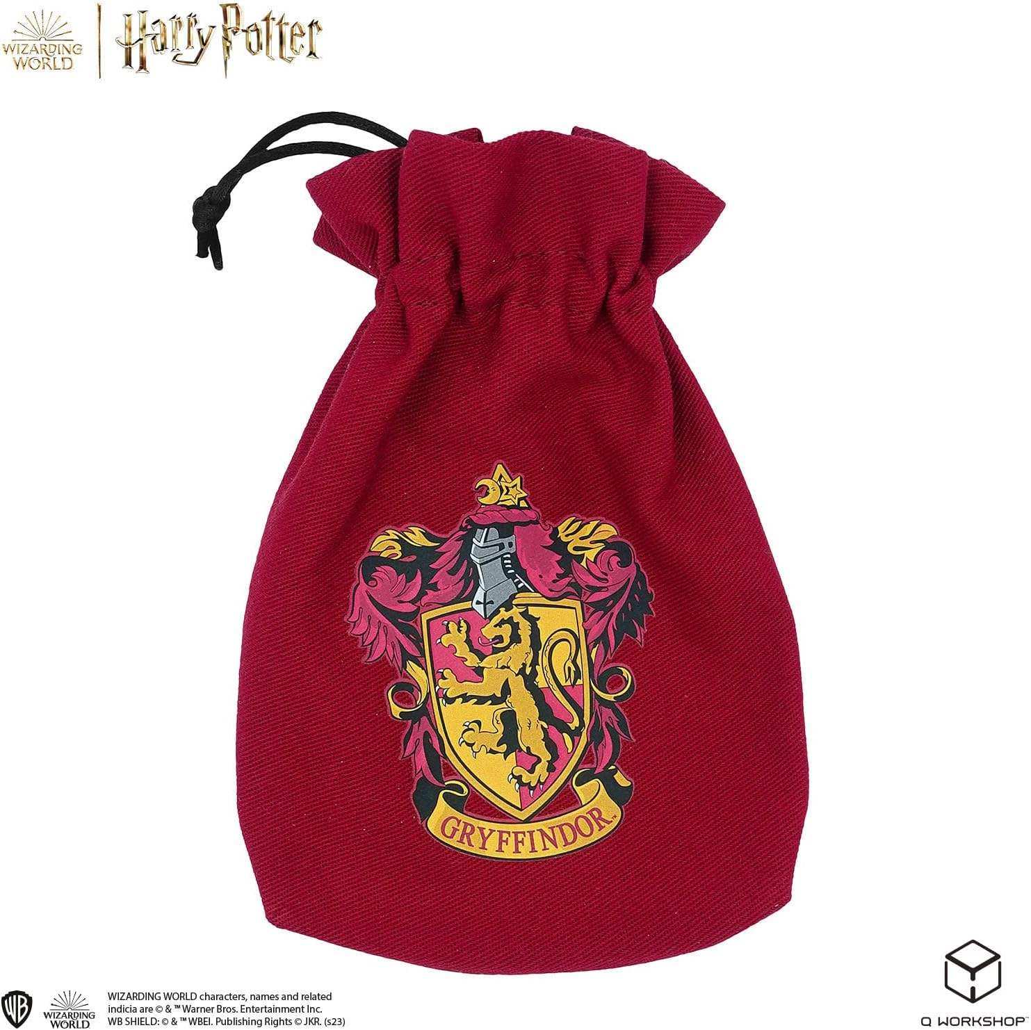 Harry Potter Gryffindor Dice & Pouch - Olleke Wizarding Shop Amsterdam