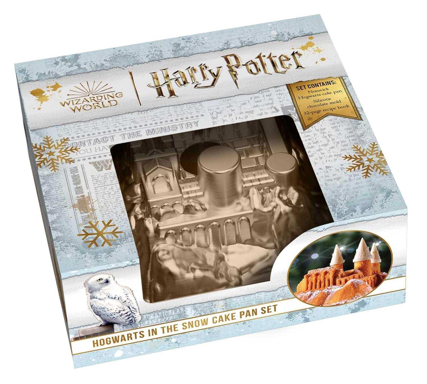 Harry Potter: Hogwarts in the Snow Cake Pan Set - Olleke Wizarding Shop Amsterdam