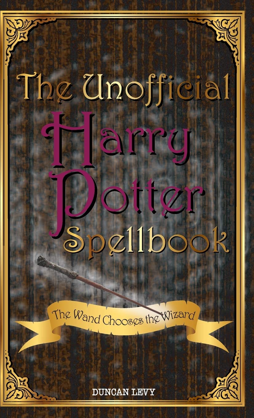 Harry Potter broomstick and spell book movie props