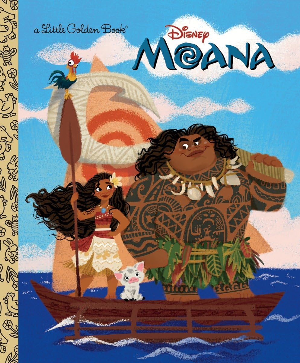 Moana Little Golden Book - Olleke Wizarding Shop Amsterdam