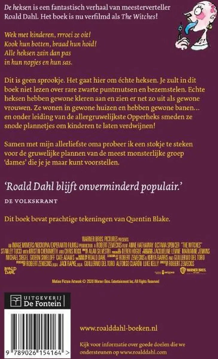The Witches filmeditie van de heksen - Olleke Wizarding Shop Amsterdam