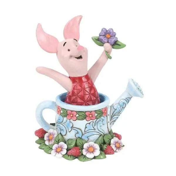 Piglet in a Watering Can Figurine - Olleke Wizarding Shop Amsterdam
