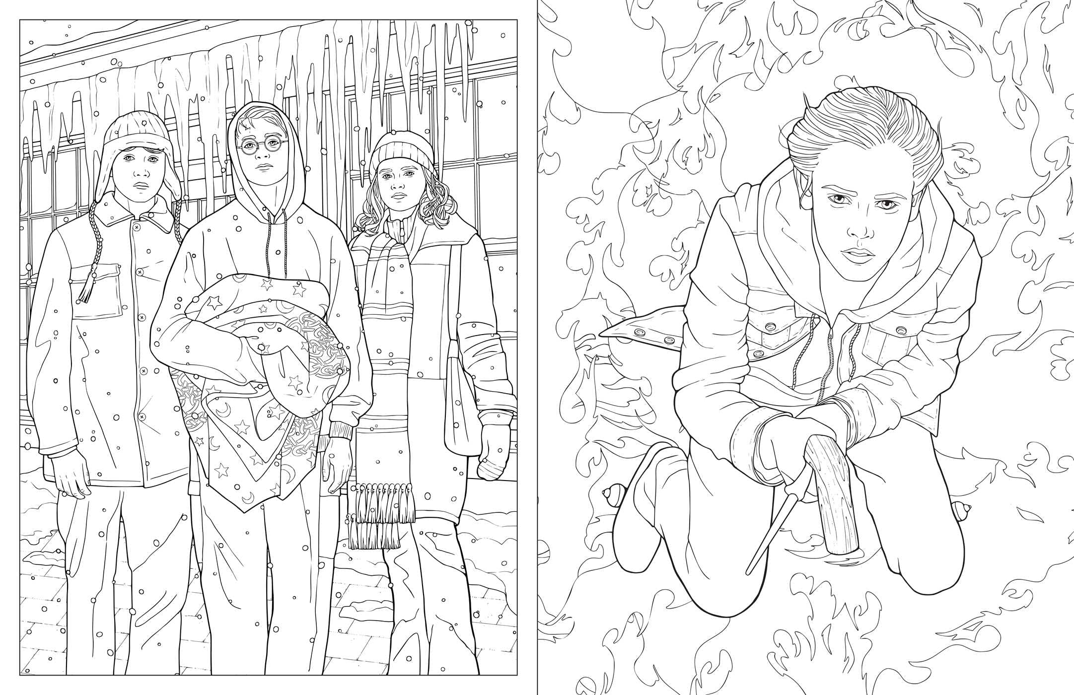 Harry Potter: Travels Through the Wizarding World: An Official Coloring Book - Olleke Wizarding Shop Amsterdam