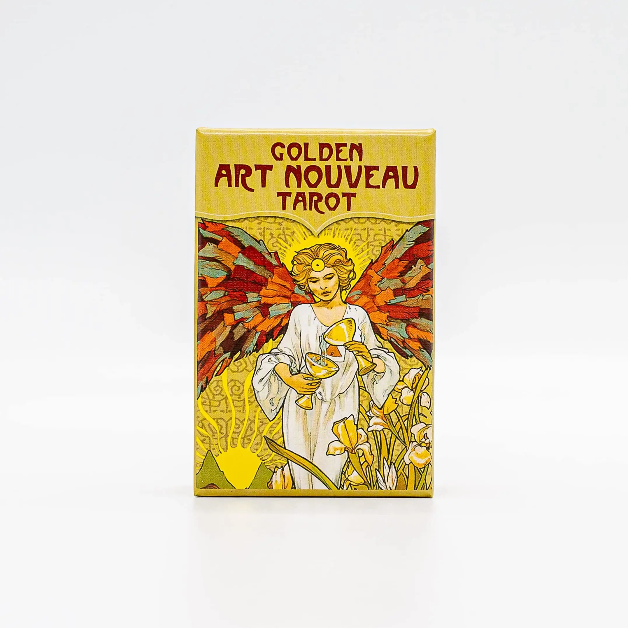 Golden Art Nouveau Tarot Mini deck - Olleke Wizarding Shop Amsterdam