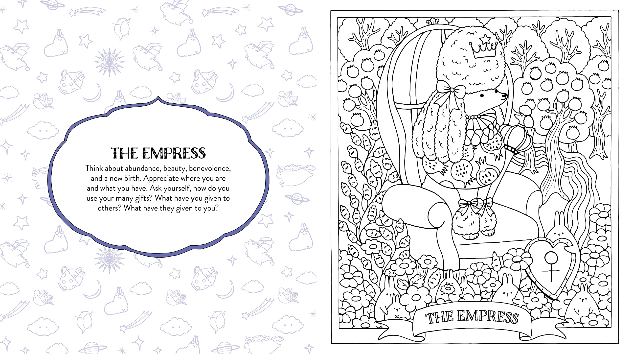 Kawaii Tarot Coloring Book - Olleke Wizarding Shop Amsterdam