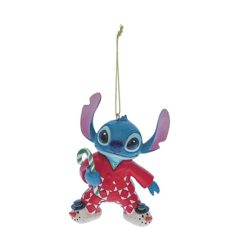 Stitch in Christmas PJ Hanging Ornament by Disney Traditions